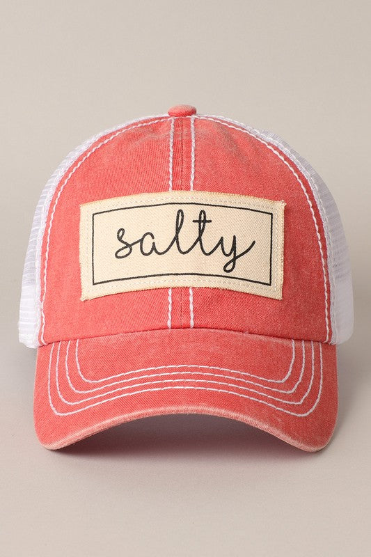 " Salty" Canvas Baseball Hat