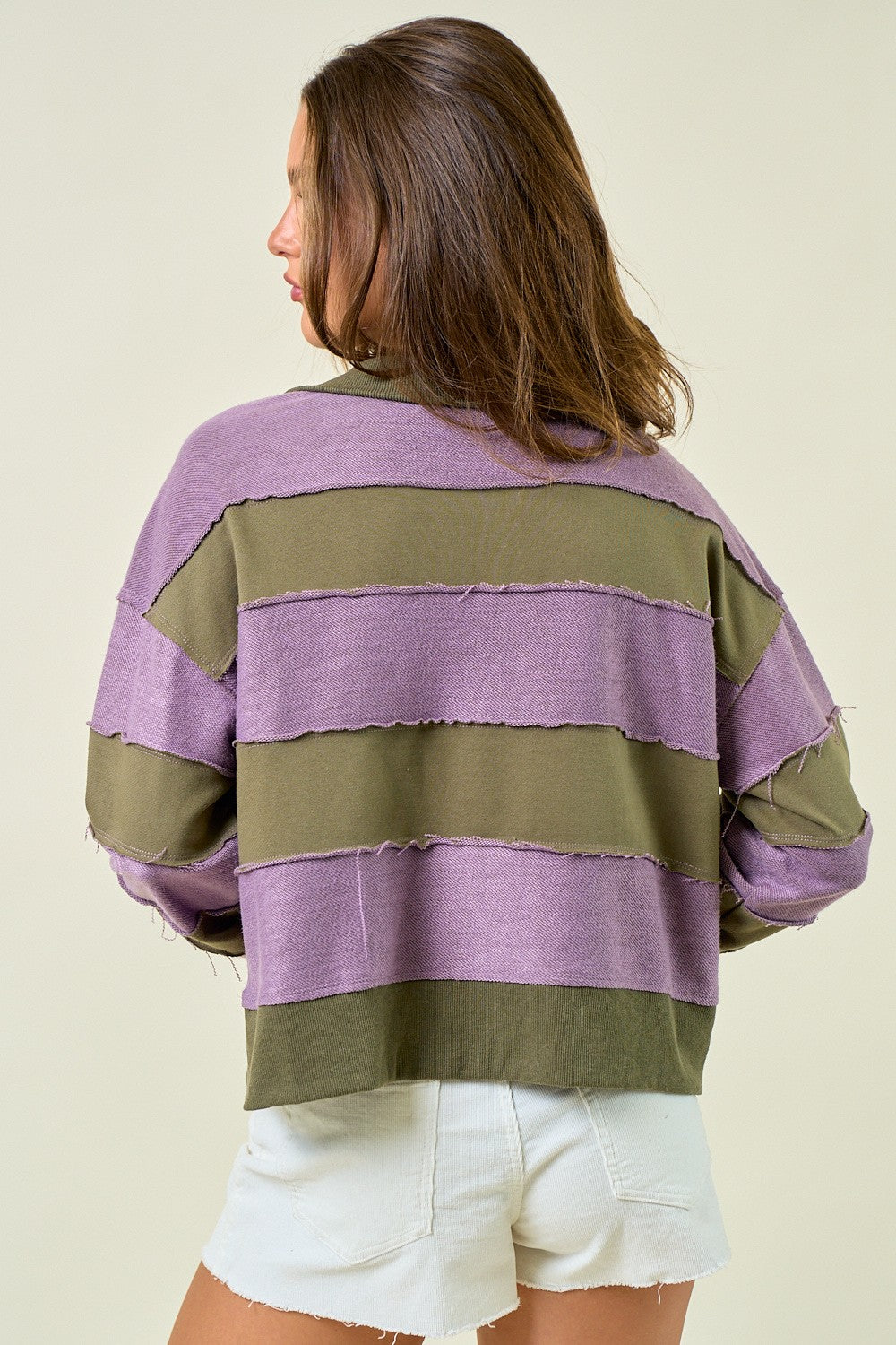 French Terry Colorblock Sweatshirt