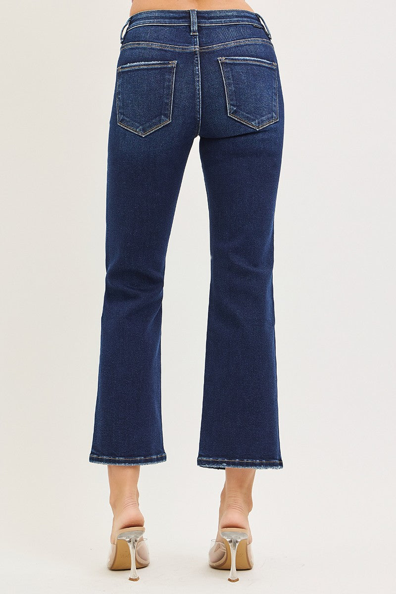 Risen High Rise Ankle Bootcut Jean