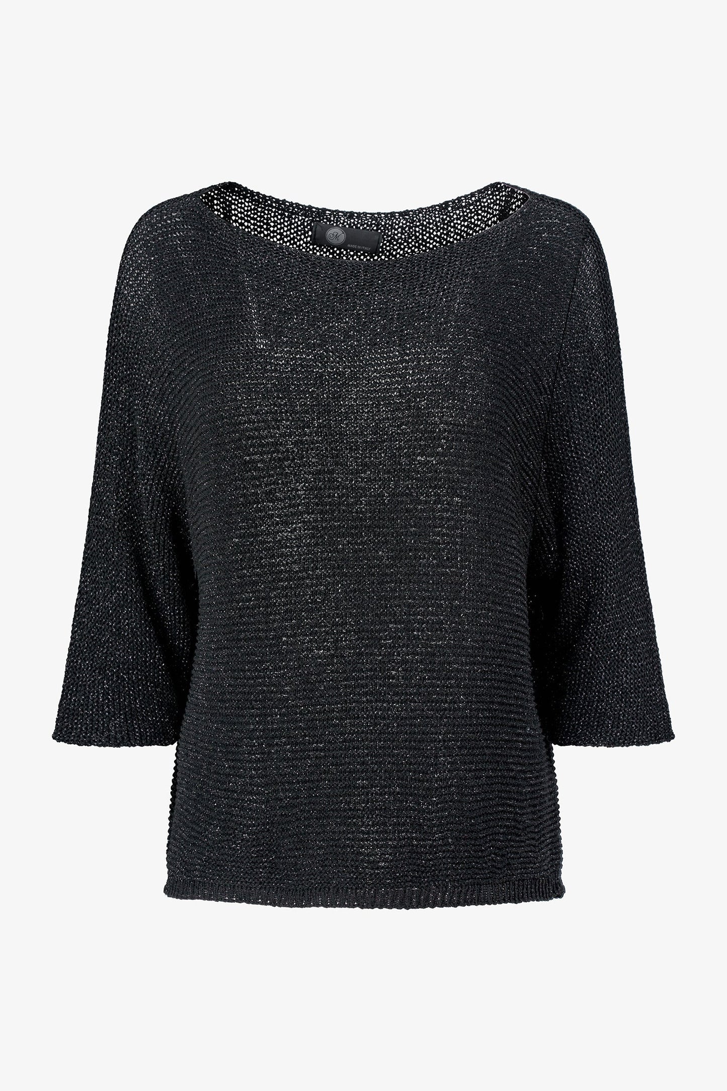 M Italy Metallic Knit Sweater
