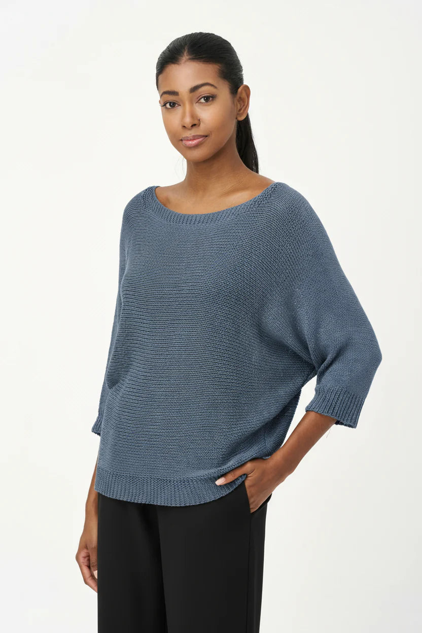M Italy Boatneck Knit Sweater