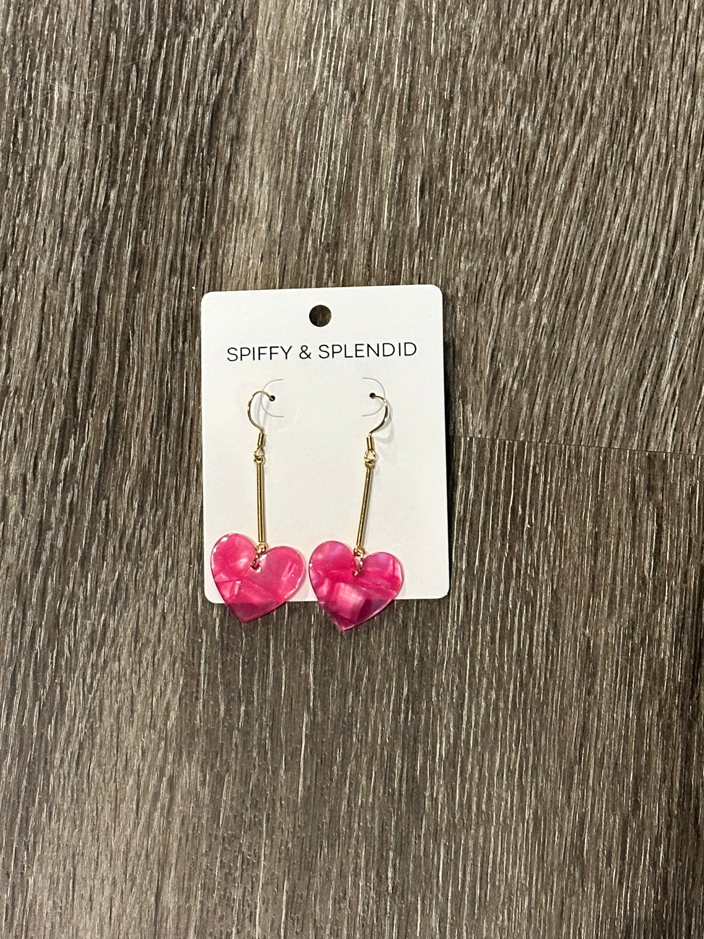 Spiffy and Splendid Heart Dangle Earrings