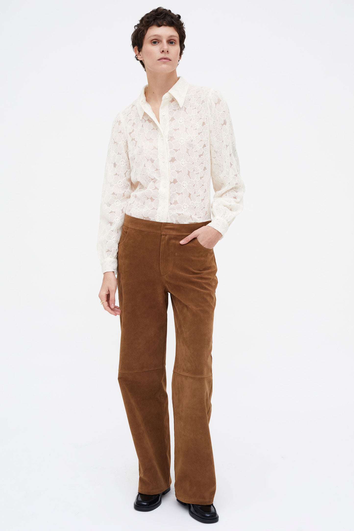 Wild Pony Floral Lace Blouse