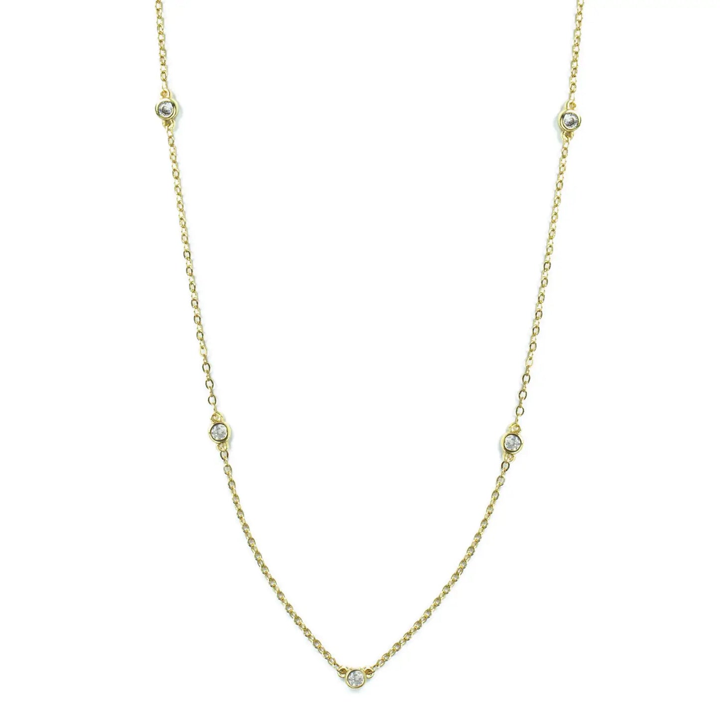 CZ Accented Necklace