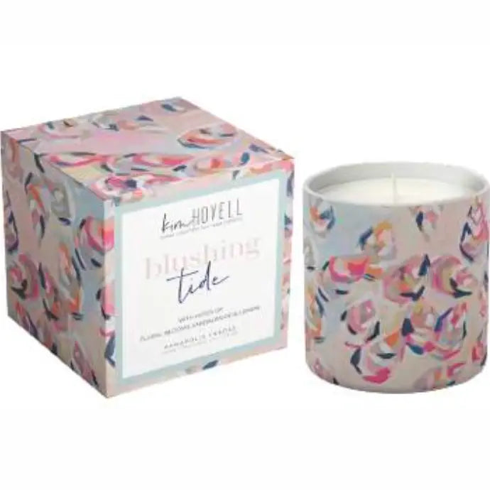 Blushing Tide Boxed Candle
