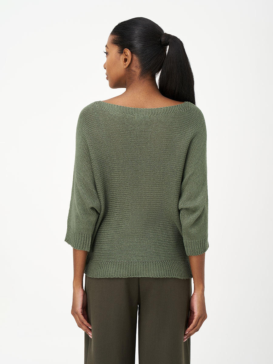M Italy Boat Neck Sweater