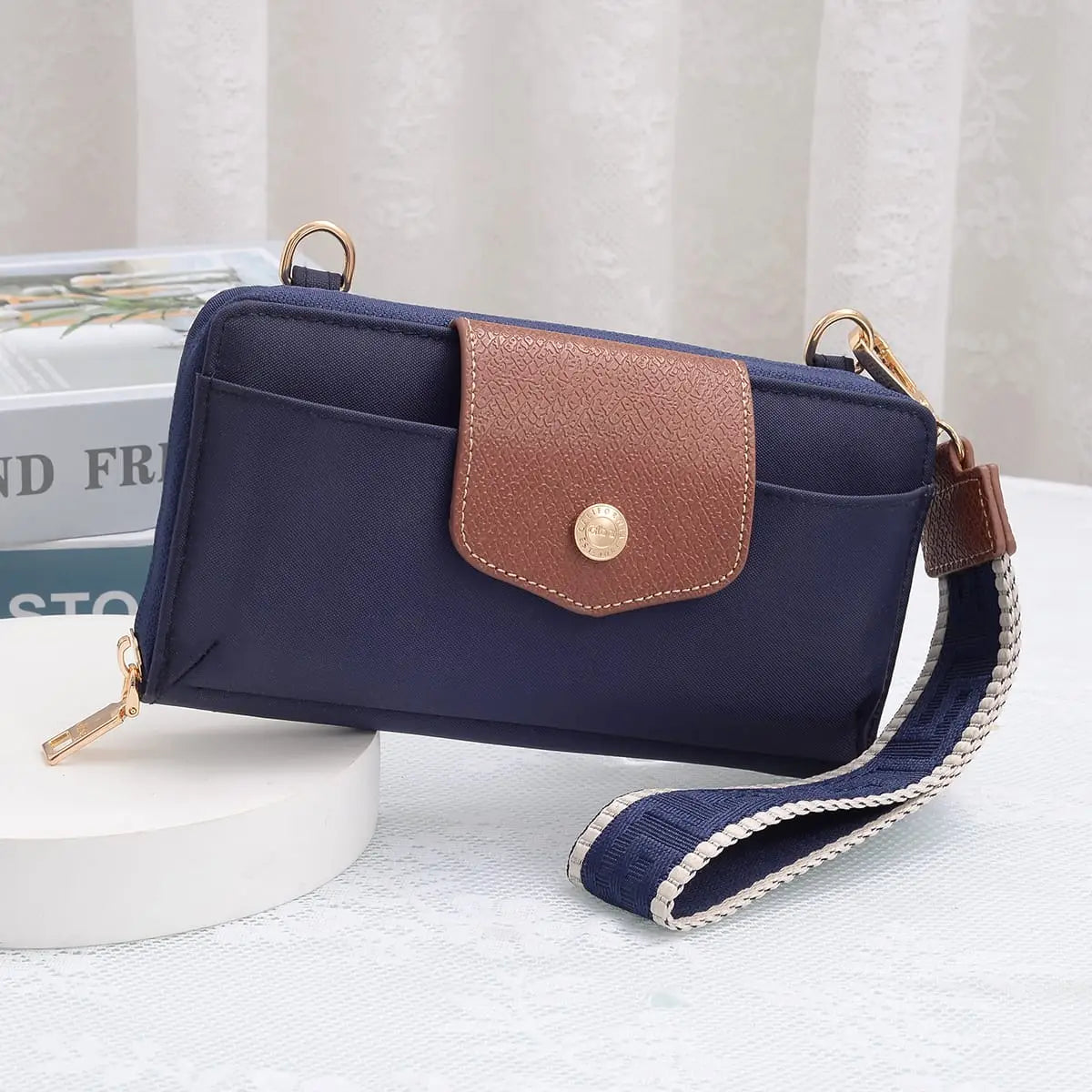 Mila Nylon Wristlet/ Crossbody