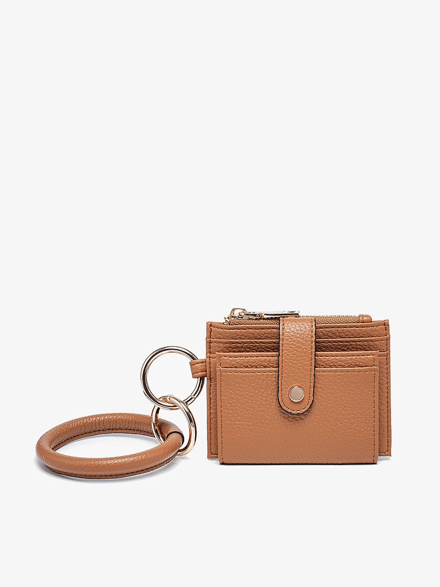 Mini Snap Wallet with Ring