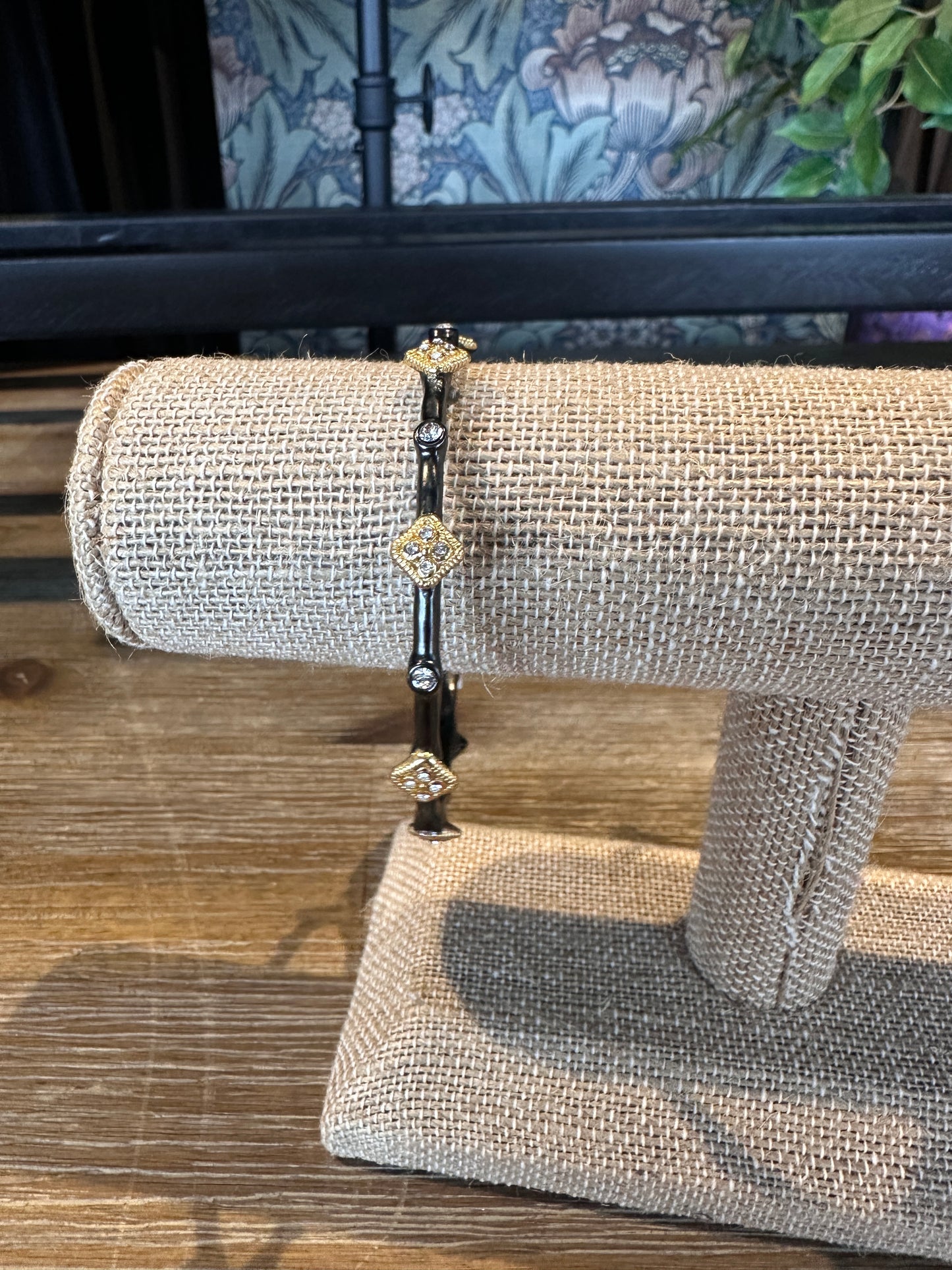 Mixed Metal Bangle Bracelet
