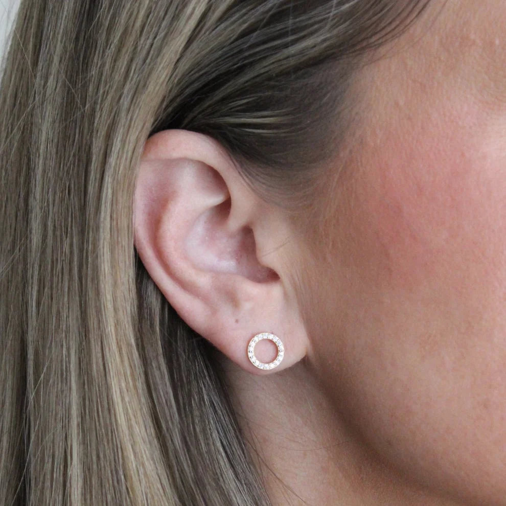 Chloe & Lois Halo Studs