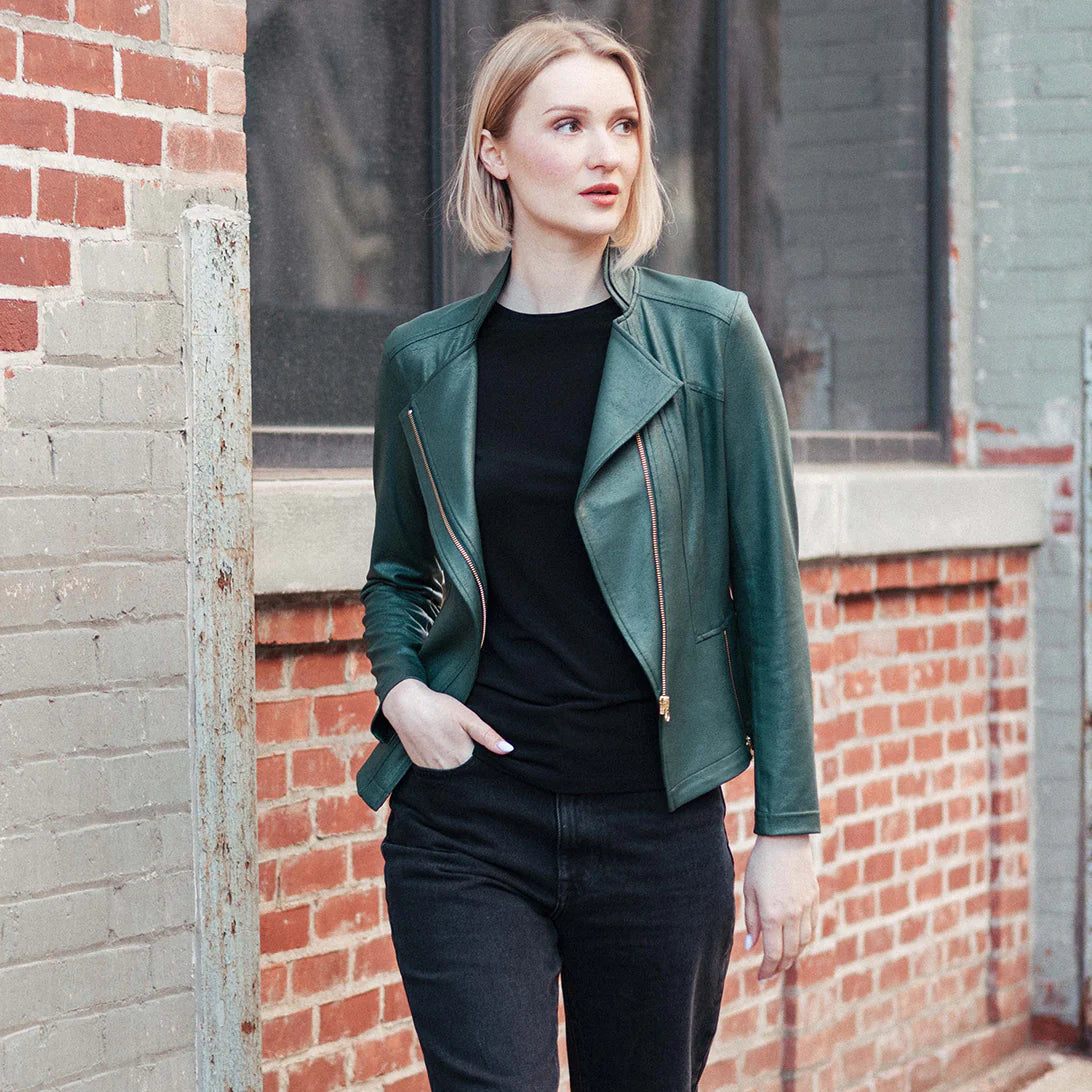 Clara Sun Woo Liquid Leather Jacket