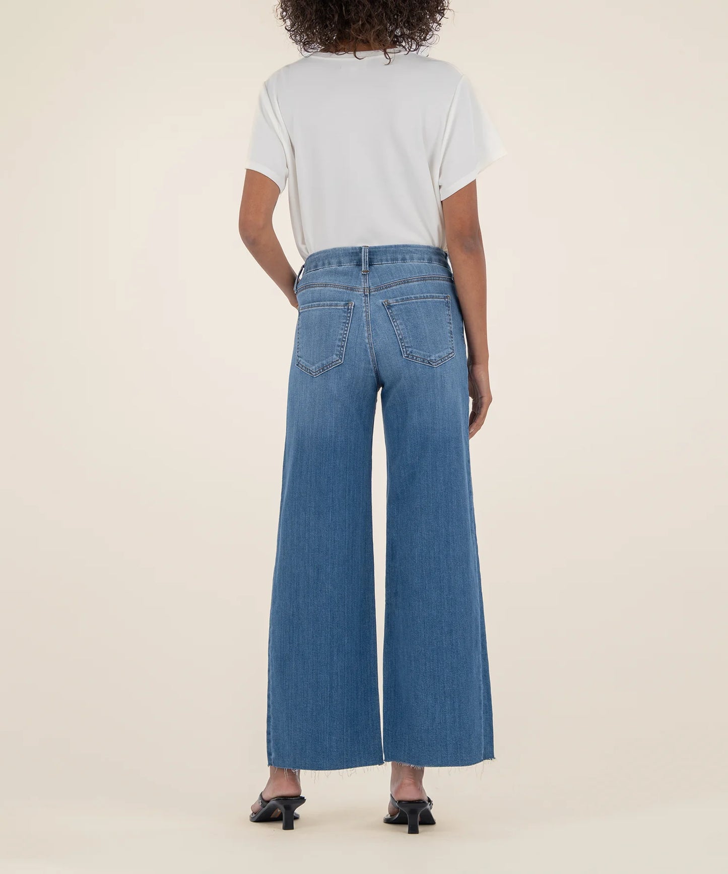 Kut from the Kloth High Rise Wide Leg Meg W/Front Pleat