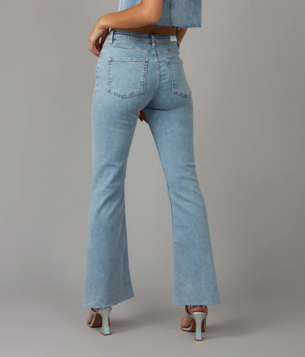 Lola Denim- High Rise Flare Jean- Alice