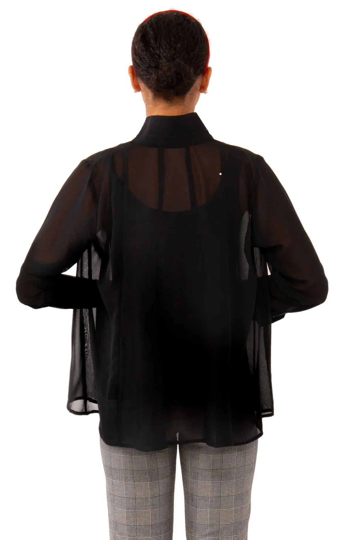Gretchen Scott Chiffon Seamed Top