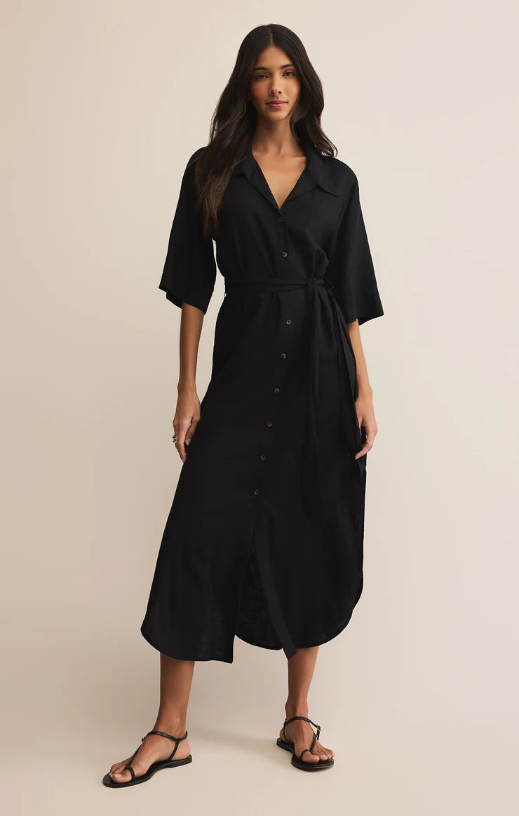 Z Supply Brise Linen Midi Dress