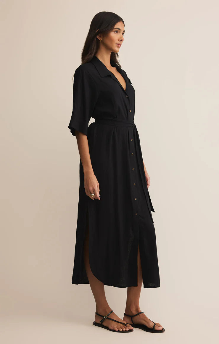 Z Supply Brise Linen Midi Dress