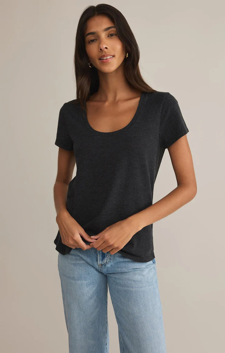 Z Supply Anywhere Scoop Neck Tee