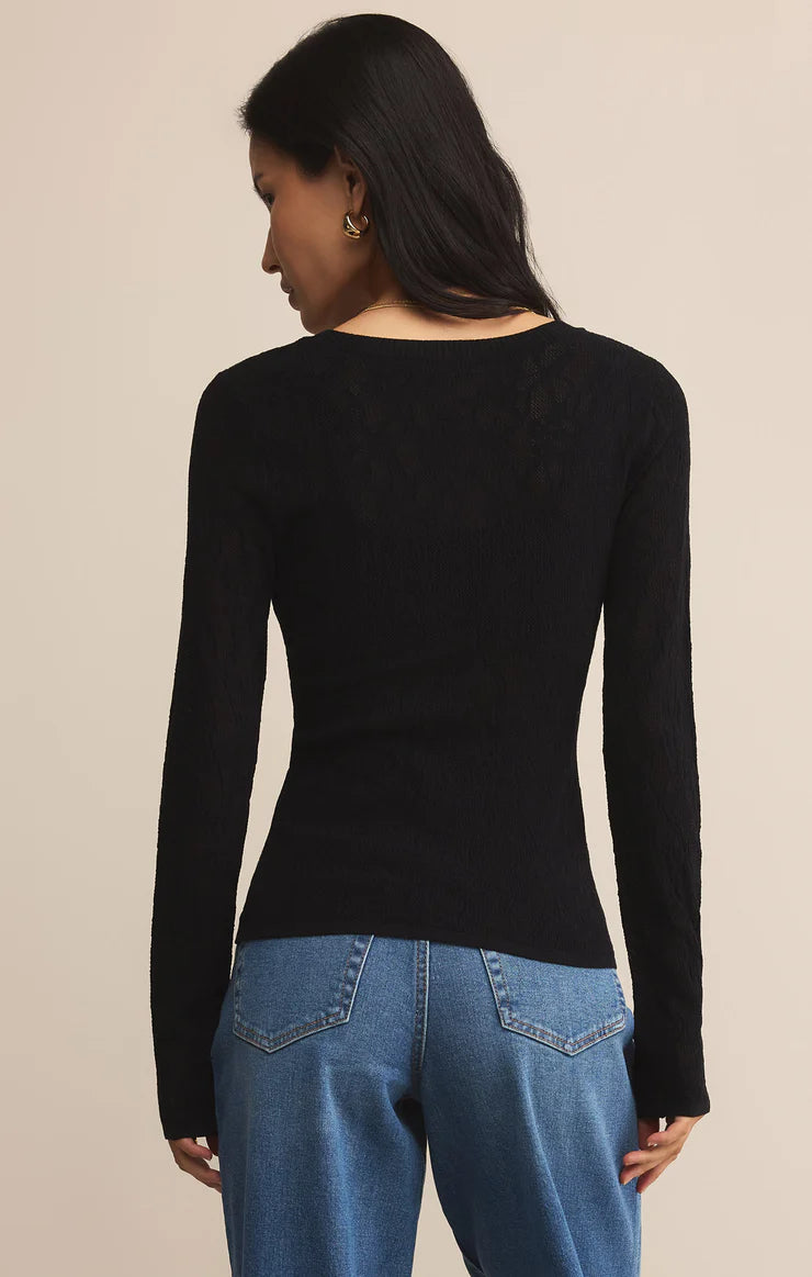 Z Supply Tibi Scoop Mesh Top