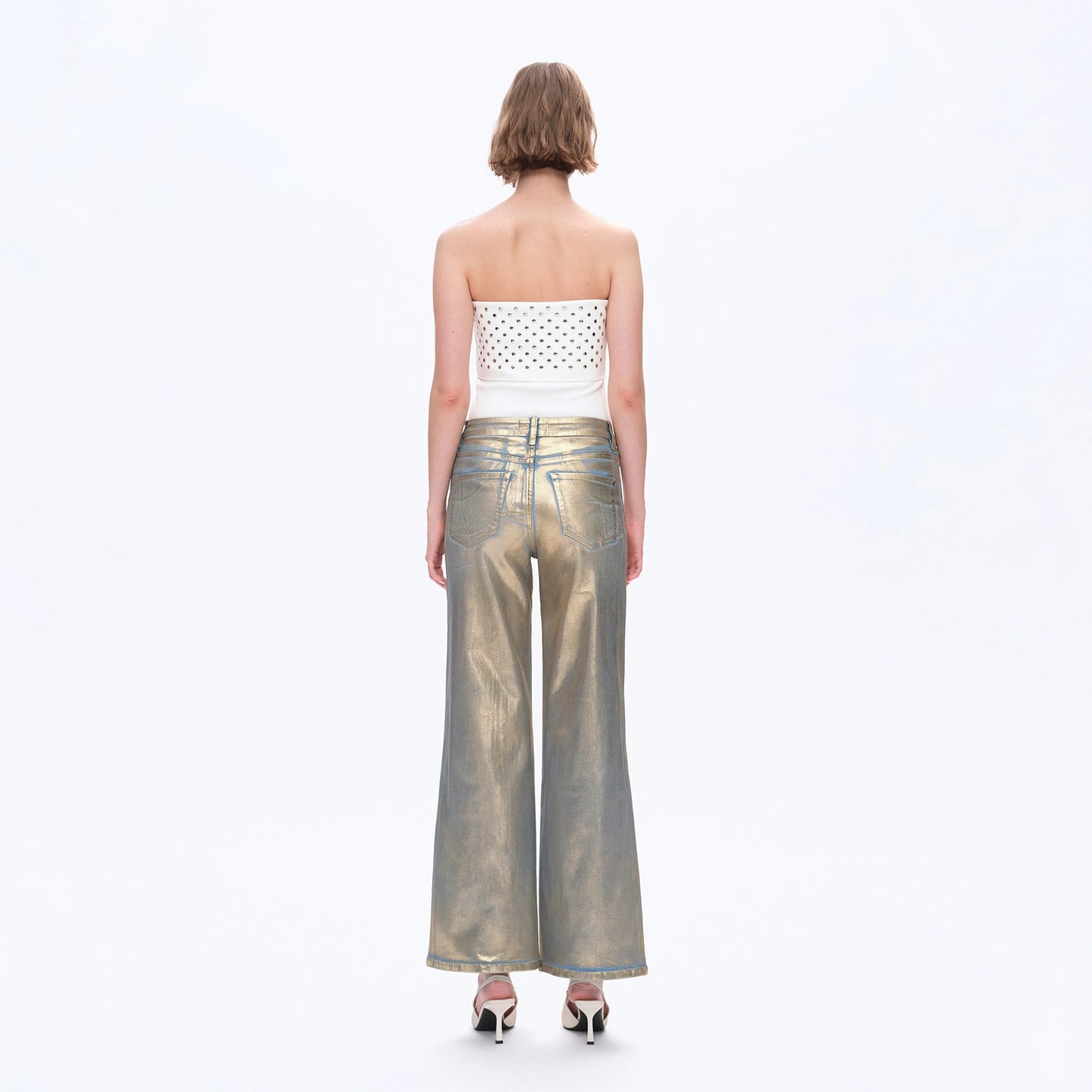 Bayeas High Rise Wide Leg Denim