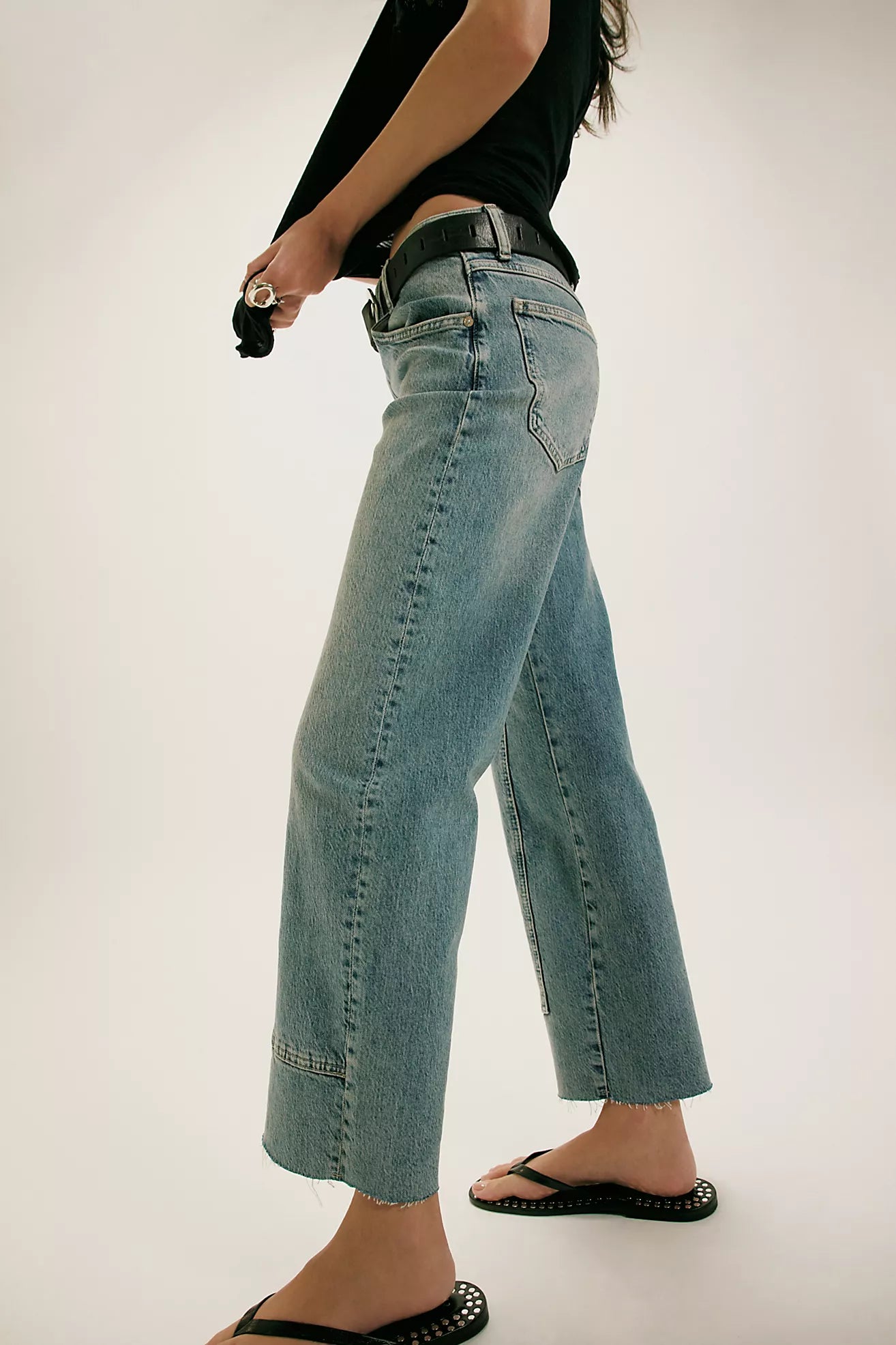 Free People Risk Taker Mid Rise Jean