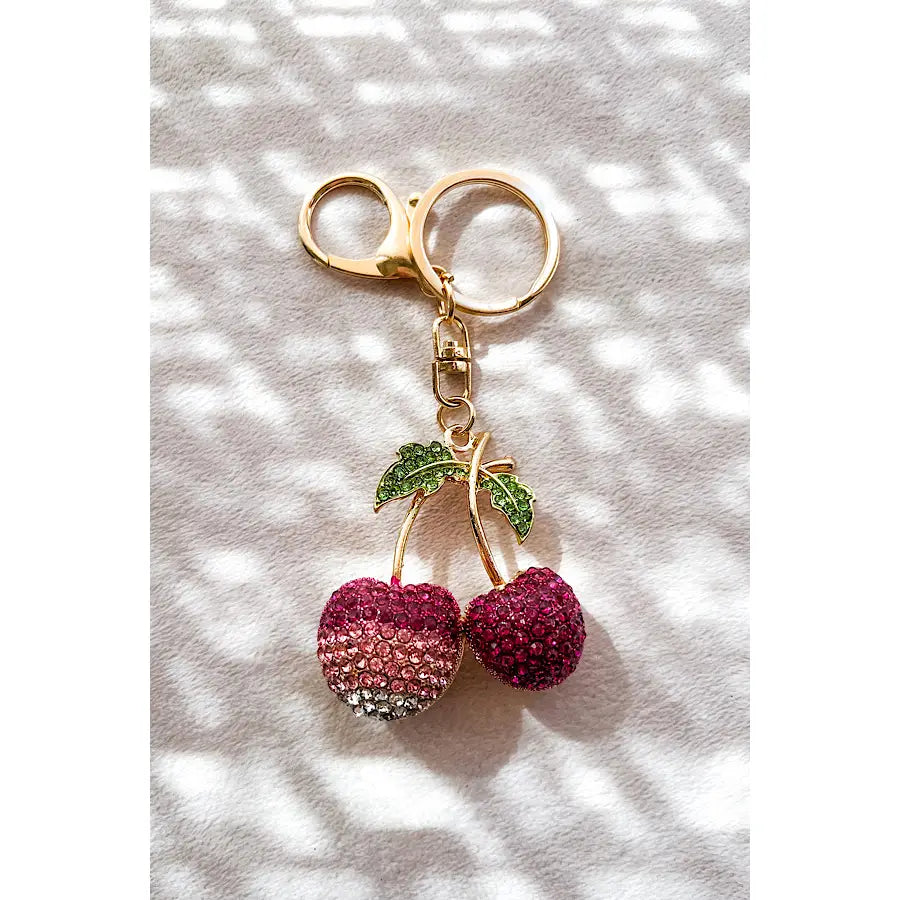 Cherry Dipped Bag Charm