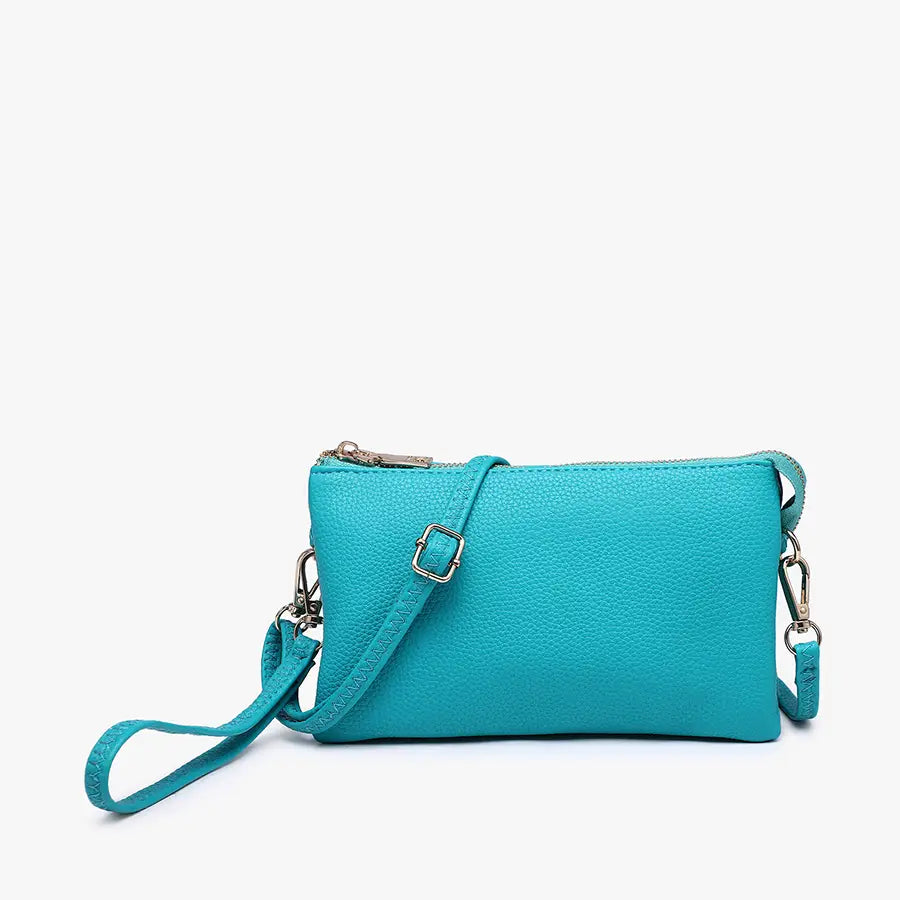 Riley 3 Compartment Crossbody/ Wristlet