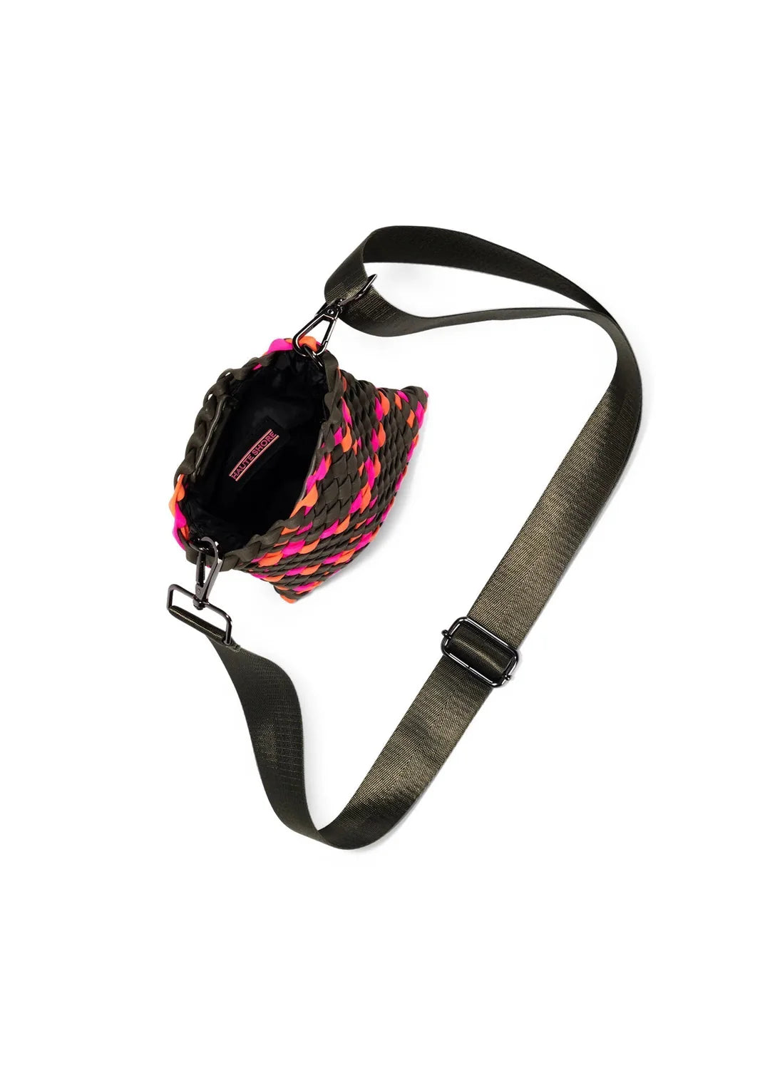 Shay Showoff Woven Cellphone Crossbody Bag