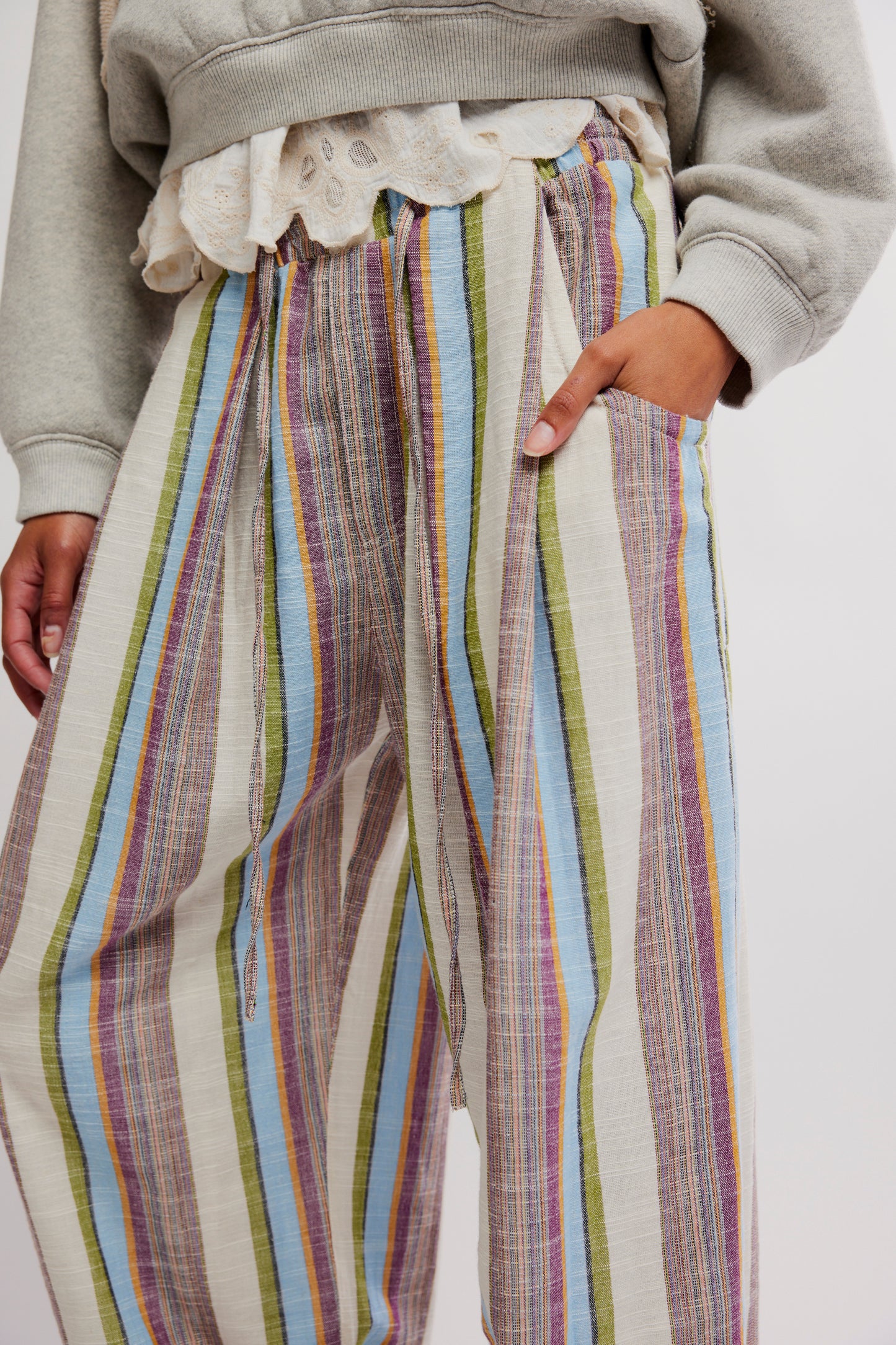Free People Chambers Laid Back Stripe Pant