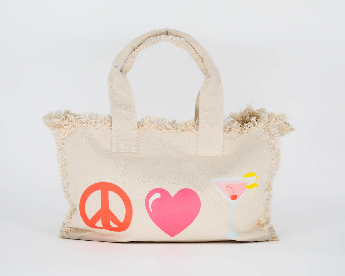 Peace Love Martini Tote