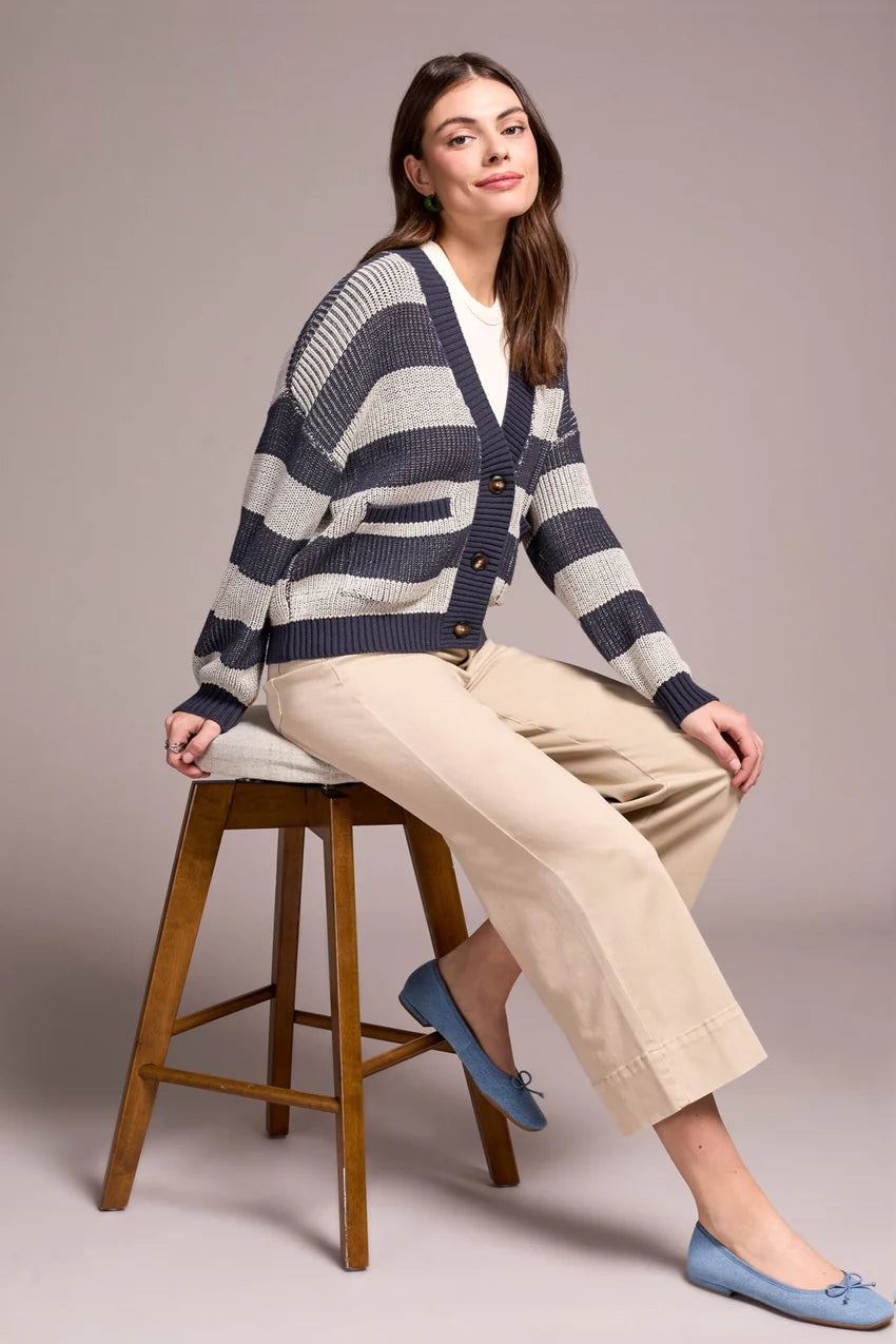 Tribal Button Front Cardigan