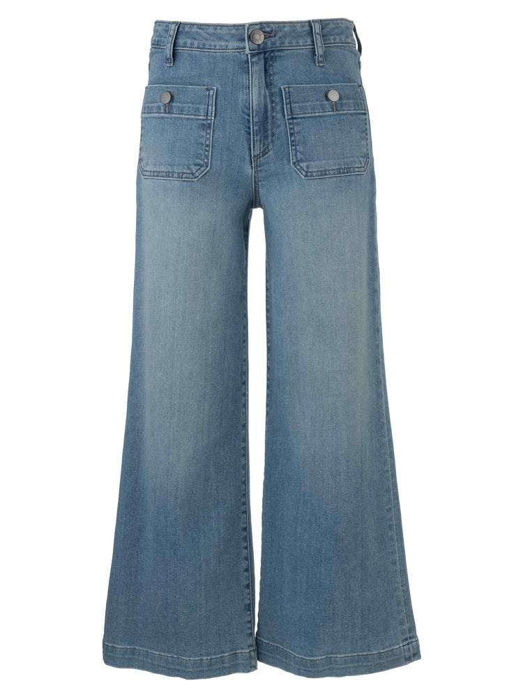 Kut from the Kloth Meg High Rise Wide Leg W/ Patch Pockets