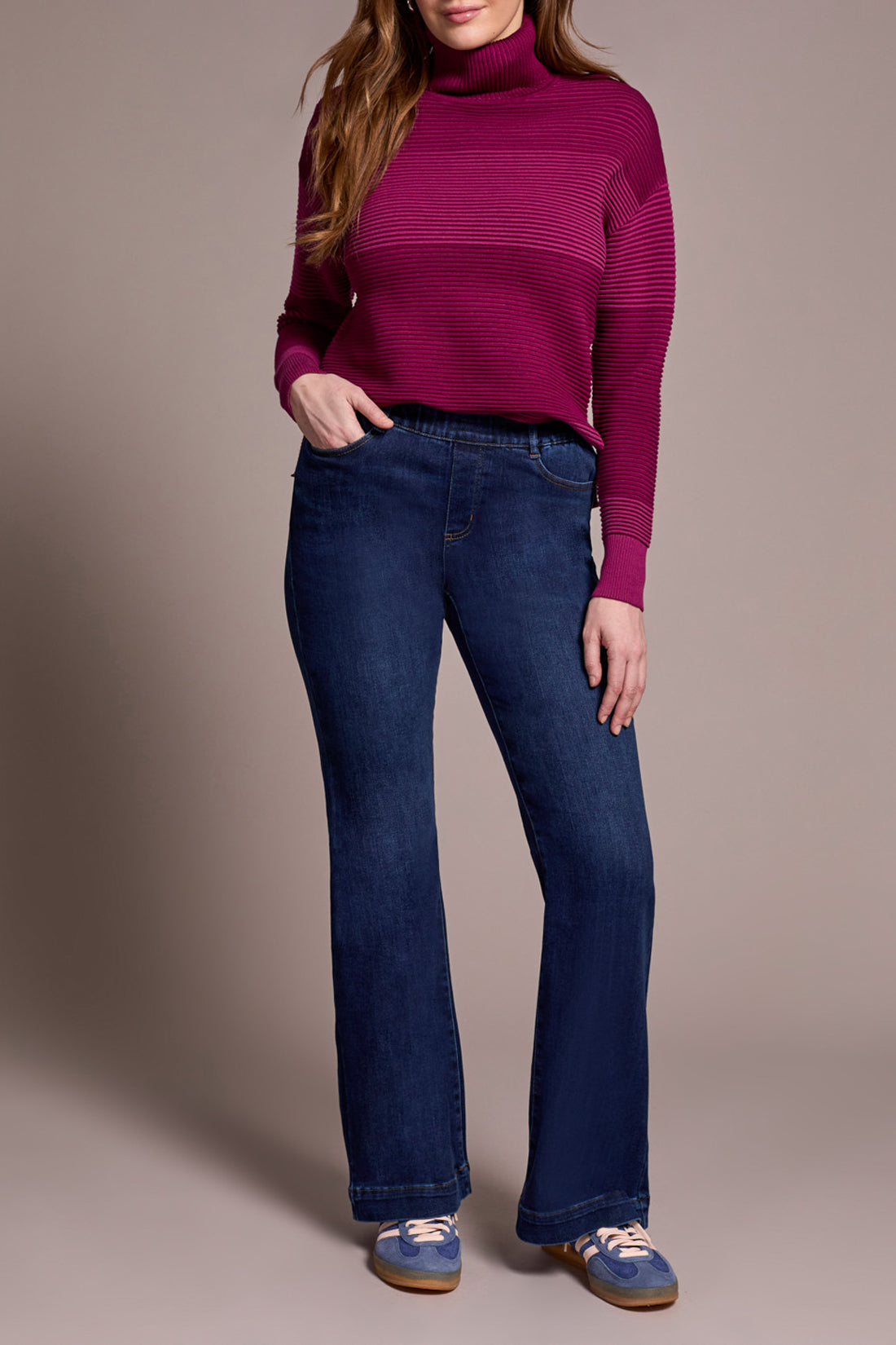 Tribal Boundless Audrey Pull On Flare Jean