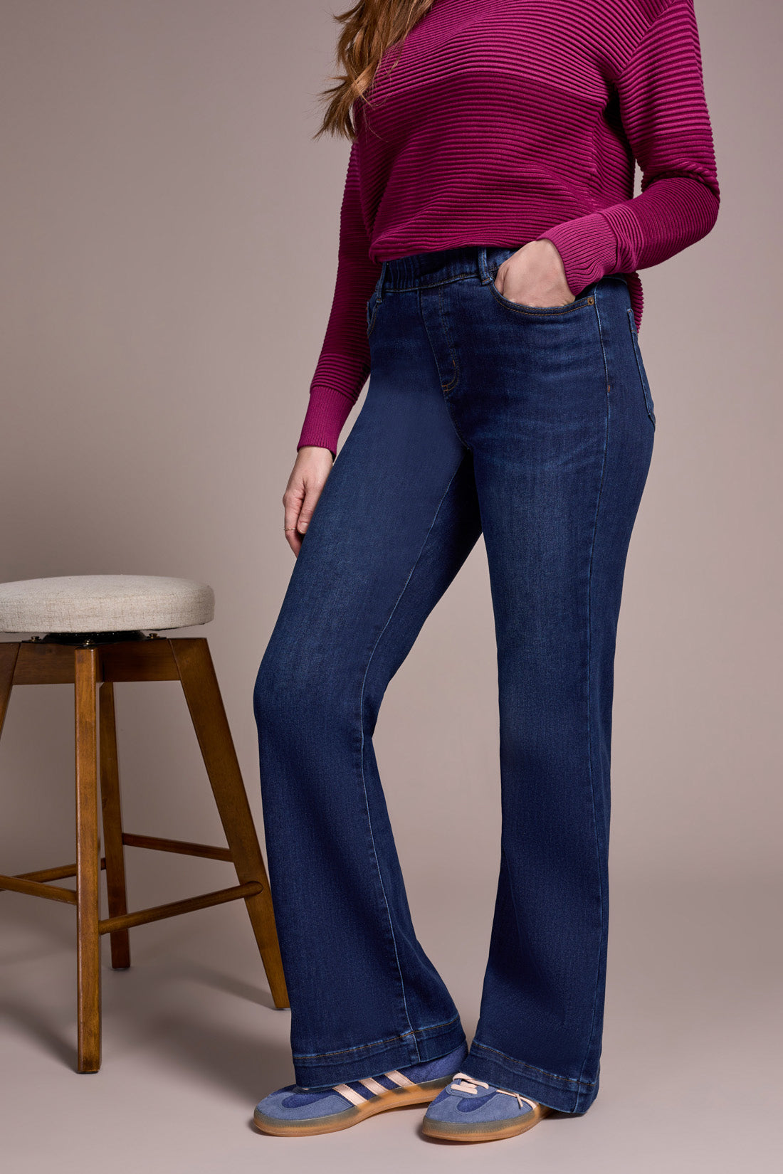 Tribal Boundless Audrey Pull On Flare Jean