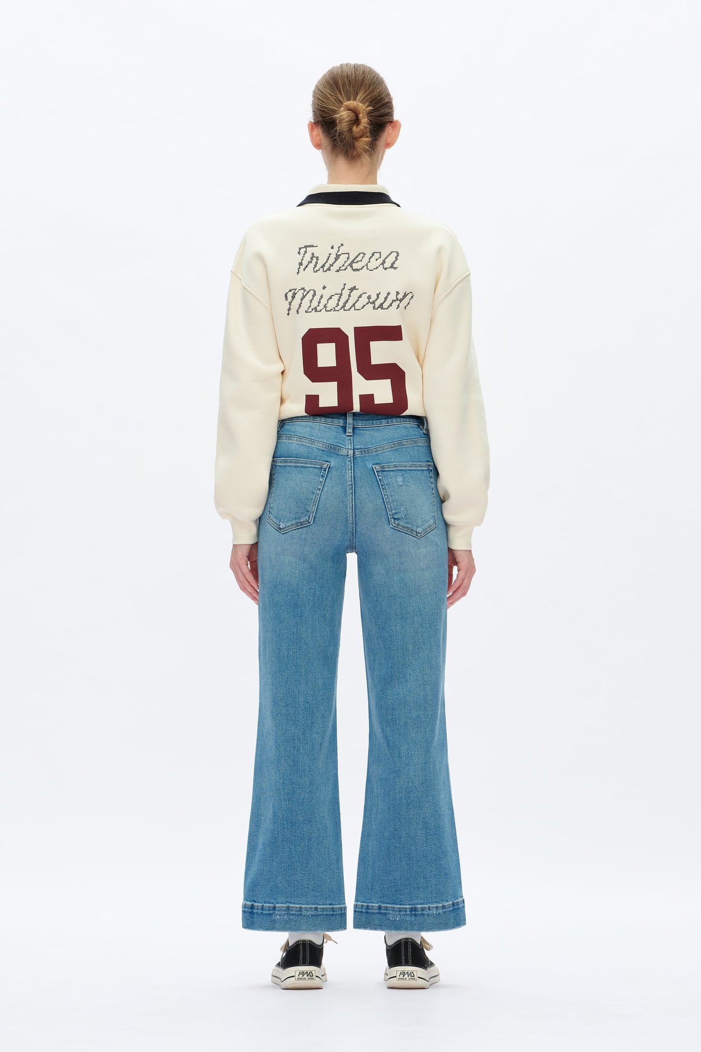 Bayeas High Rise Wide Leg W/ Patch Pockets