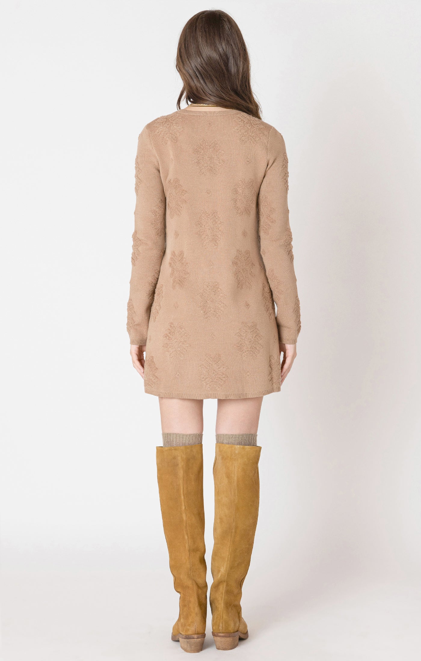 Dex Patterned Sweater Dress
