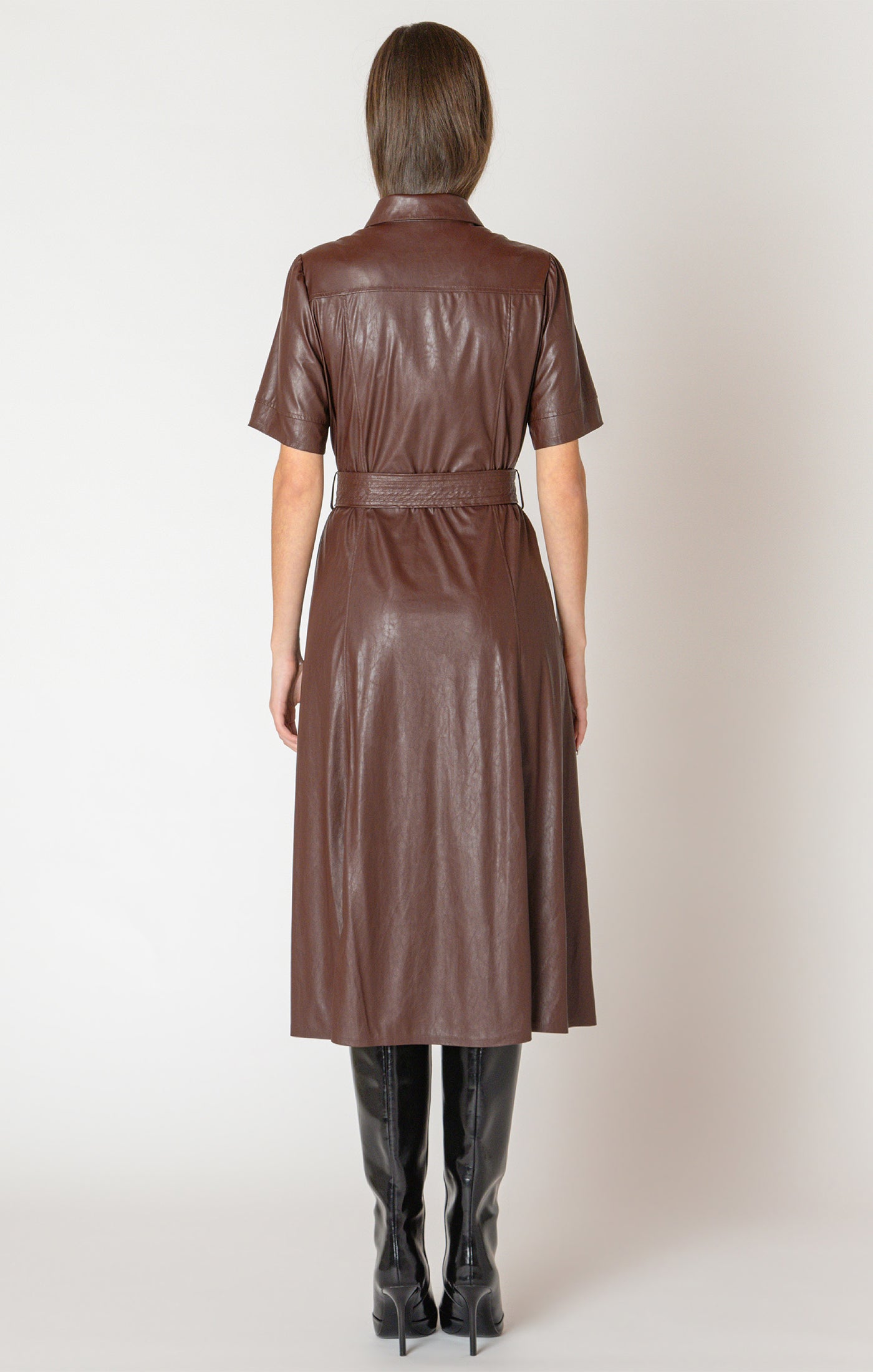 Dex Belted Shirt Dress