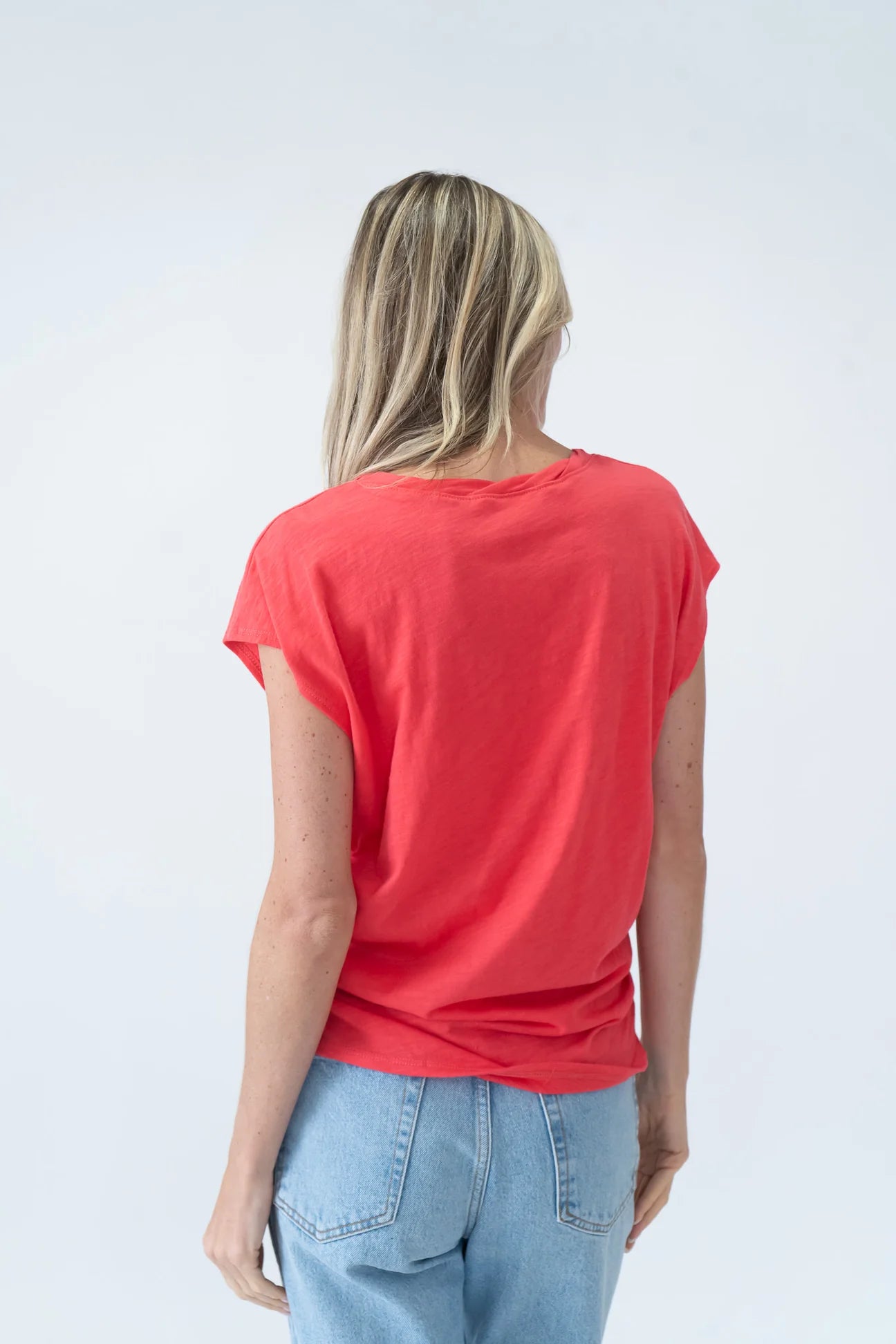 Six Fifty Side Ruched Twist Top
