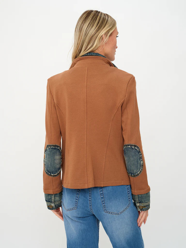 Clarissa Six Fifty Mixed Media Jacket