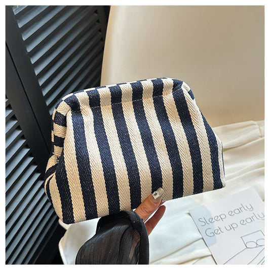 Summer Beach Stripe Dumpling Bag