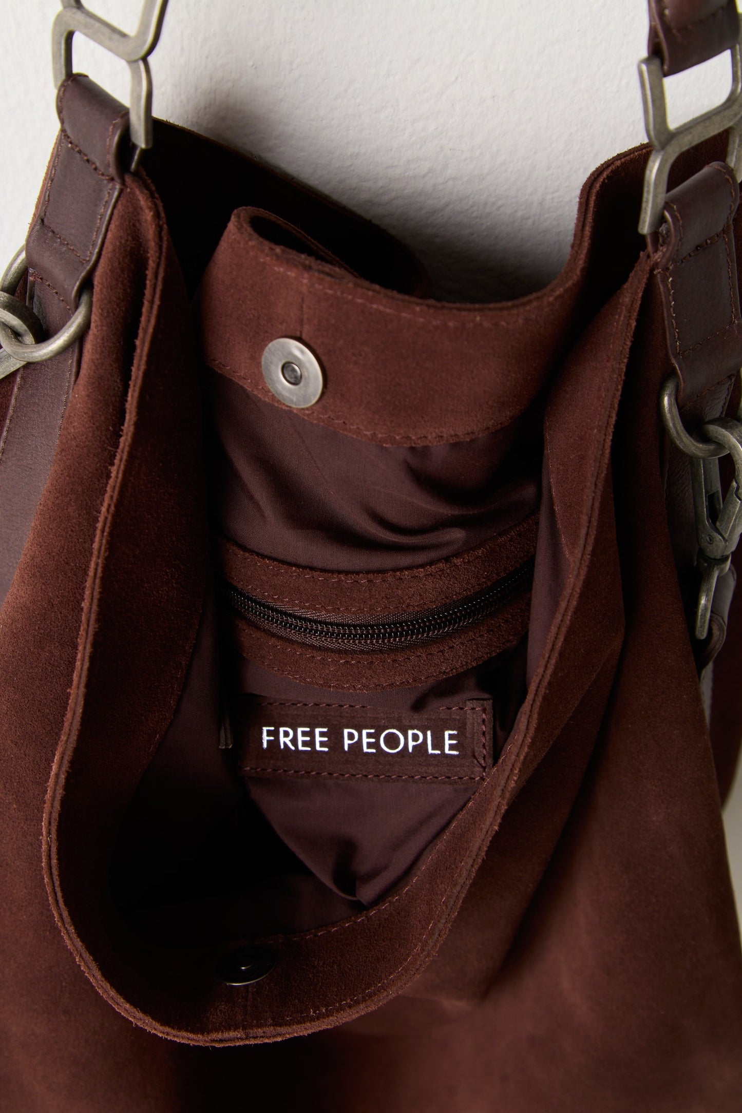 Free People Suzie Suede Slouch Tote