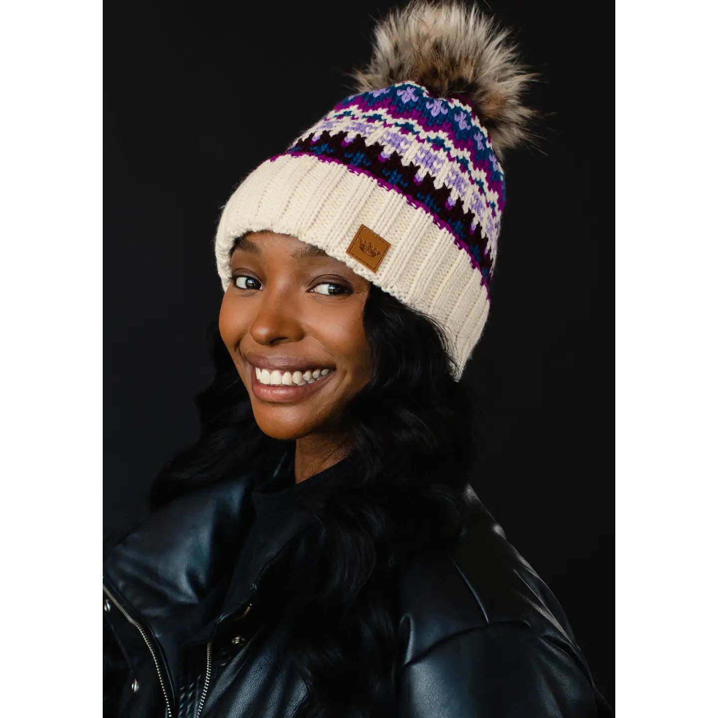 Knit Pom Hats