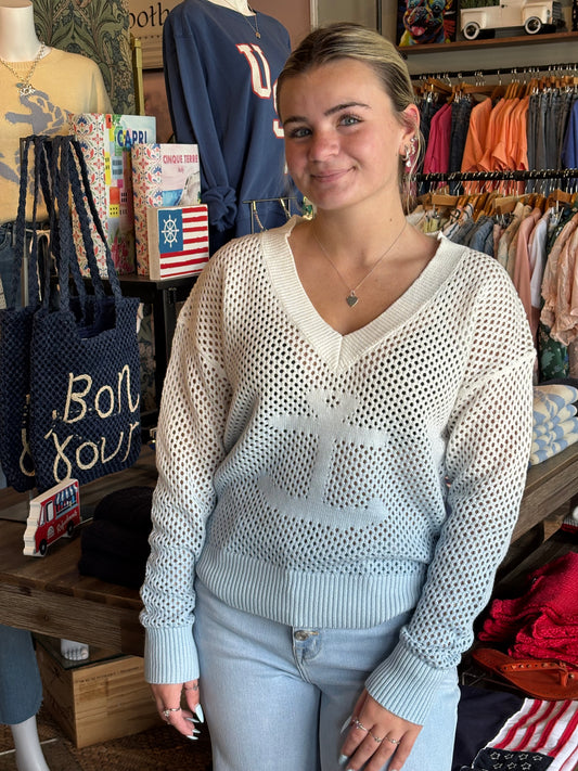 Just Madison Anchor Sweater