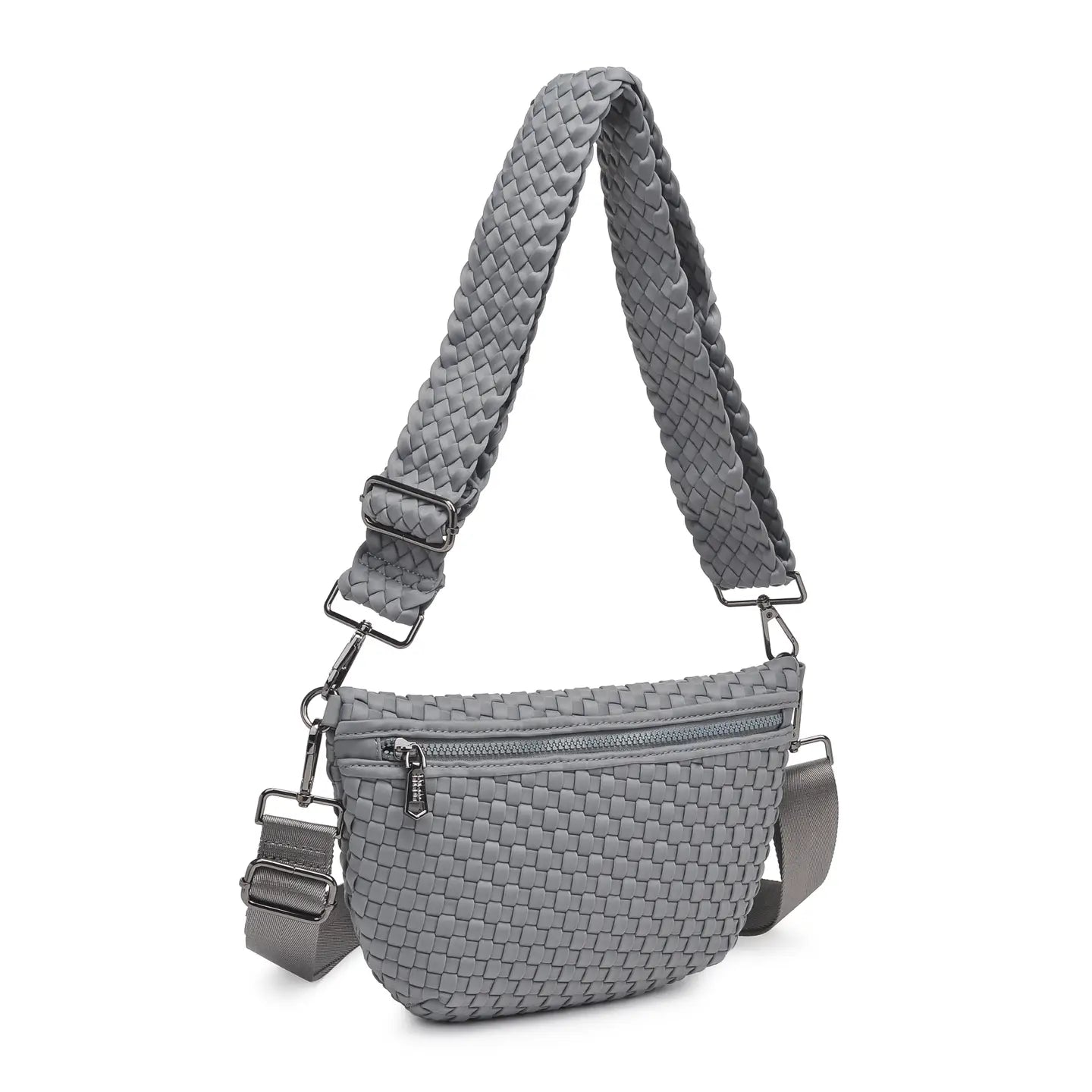 Woven Neoprene Crossbody Bag