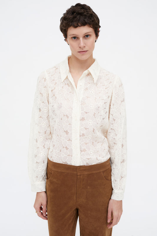 Wild Pony Floral Lace Blouse