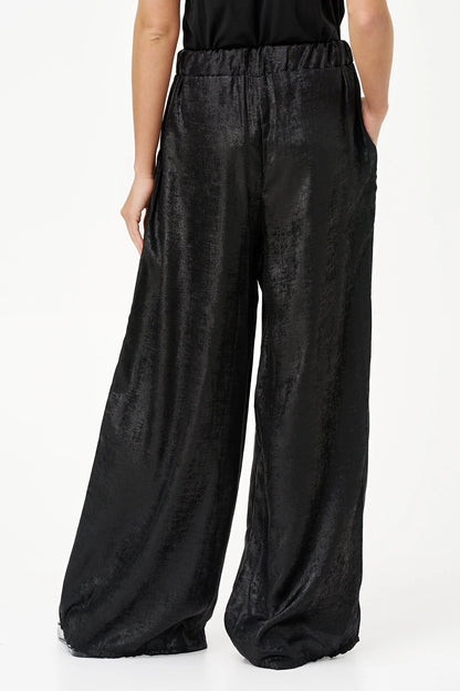 M Italy Velvet Wide Leg Pant