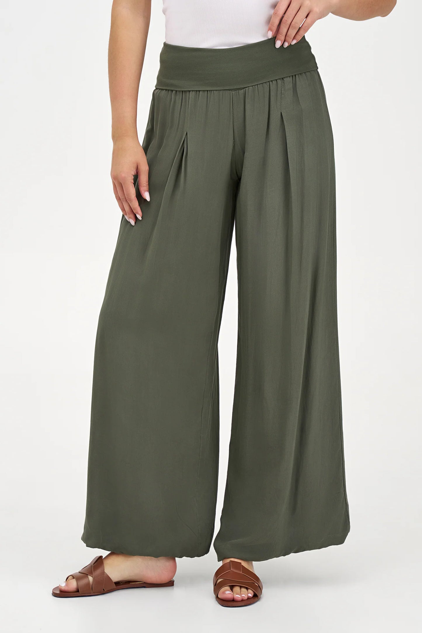 M Italy Knit/Woven Pant