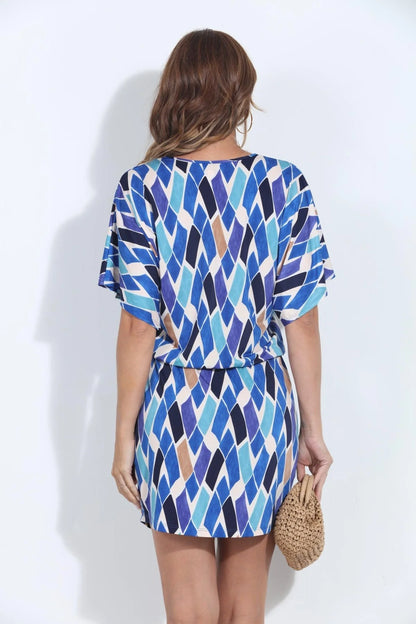 Veronica M Delaney Stretch V-Neck Tunic Dress