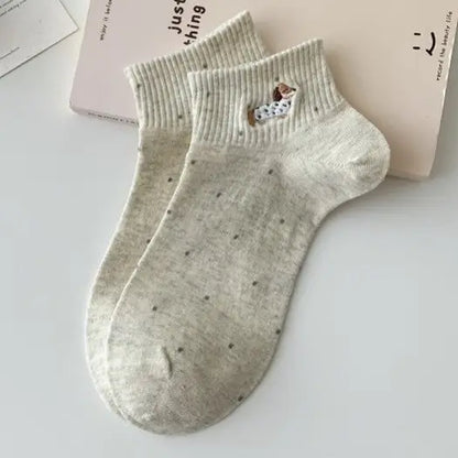Dog polka Dot Ankle Sock
