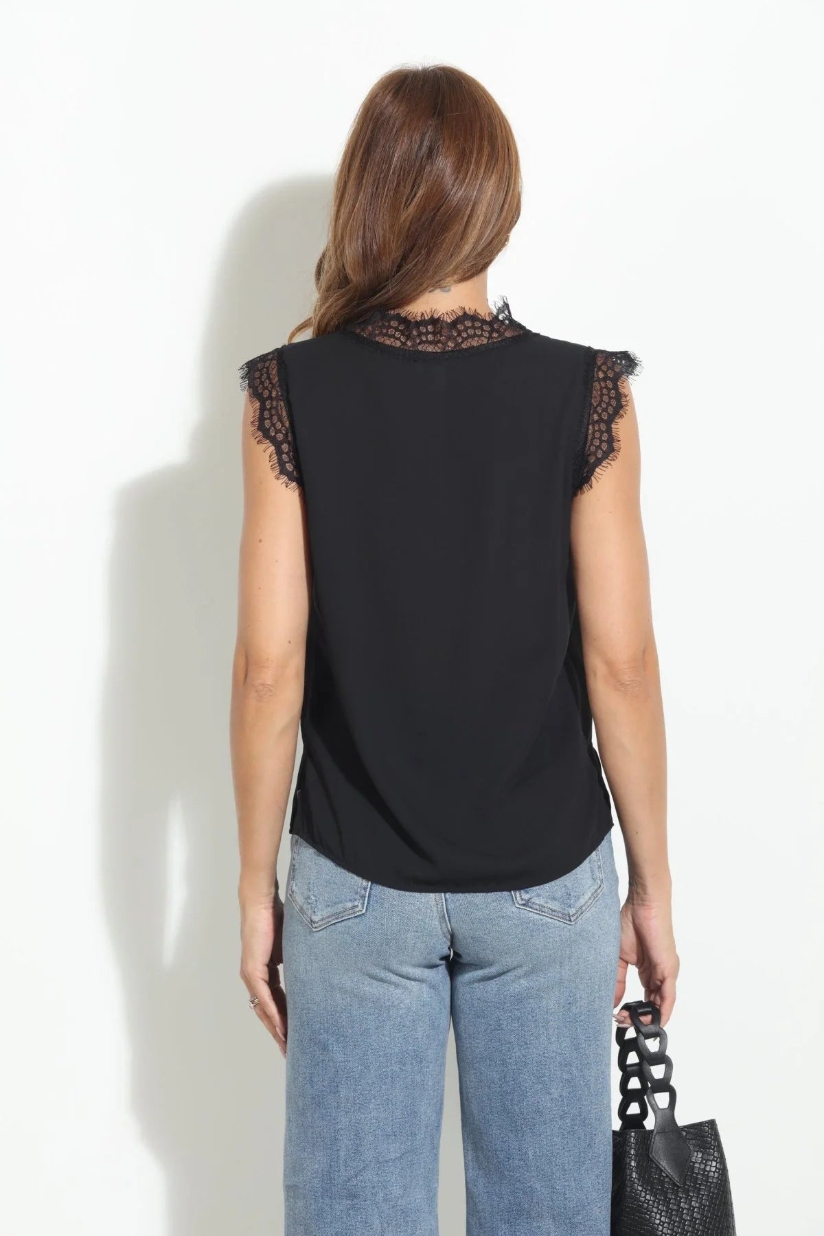 Veronica M Sleeveless Lace Top