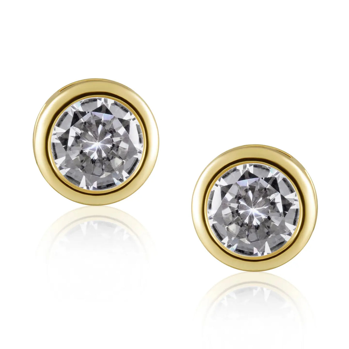 Sahira Alaina Bezel Studs